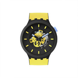 Swatch Часы унисекс 47 мм желтые sb03b109