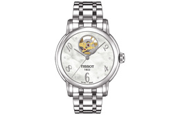 Tissot Женские наручные часы с автоматическим механизмом серии Xinyuan, 35 мм, белый циферблат, t050.207.11.116.00
