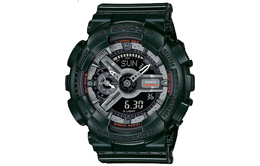 Casio Мужские часы с двойным жидкокристаллическим/аналоговым дисплеем серии Green gma-s110mc-3