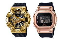 Casio Часы унисекс парные Table Series Black Watch gm-110g-1a9+gm-s5600pg-1er