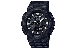 Casio Мужские часы ga-110bt-1a с двойным жидкокристаллическим/аналоговым дисплеем, черные