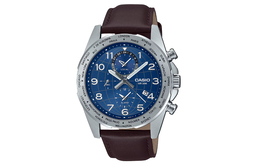 Casio Мужские часы стандартной серии синего цвета mtp-w500l-2a