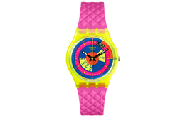 Swatch Часы унисекс 34 мм фиолетовые so28j700