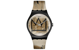 Часы унисекс 41 мм Coffee Watch suoz355 Swatch