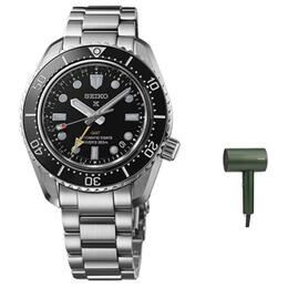 Seiko Автоматические механические часы с ремешком из нержавеющей стали унисекс с черным циферблатом spb383j1 | black