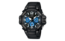 Casio Мужские ПЛАТЬЯ Черные Часы mcw-100h-1a2vdf