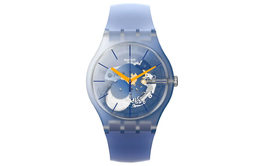 Swatch Часы унисекс 41 мм синие suok150