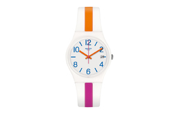 Swatch Женские белые часы 34 мм gw408