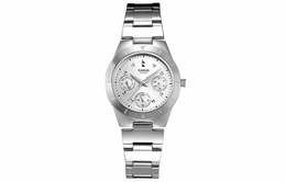 Casio Женские серебряные часы Standard Series 36,5 мм ltp-2083d-7a