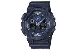 Casio Мужские синие часы ga-100cg-2a с двойным жидкокристаллическим/аналоговым дисплеем