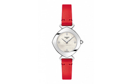 Tissot Женские кварцевые часы серии Yi Ting с белым циферблатом, 22,58*24,8 мм, t113.109.16.116.00