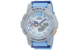 Casio Женские часы BABY-G синего цвета bga-185-2a