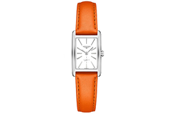 Longines Женские часы DolceVita Collection с кварцевым механизмом, 20,8*32 мм, белый циферблат, корпус из нержавеющей стали, кожаный ремешок l5.255.4.11.8