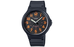Casio Мужские молодежные черные часы mw-240-4b