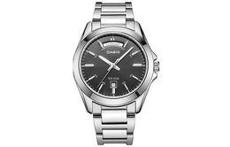 Casio Мужские стандартные черные часы mtp-1370d-1a1