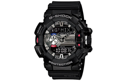 Casio Мужские черные часы серии G-SQUAD gba-400-1a