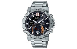 Casio Мужские черные часы EDIFICE ecb-20d-1a