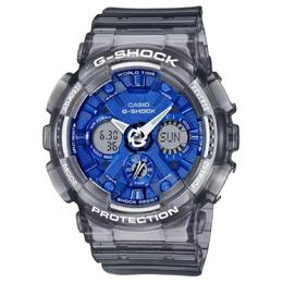 Casio Женские цифровые часы серии 45,9 мм синего цвета gma-s120tb-8a