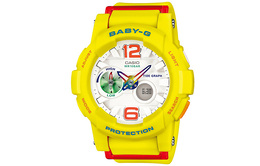 Casio Женские часы BABY-G белого цвета bga-180-9bpr