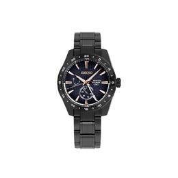 Seiko Часы Presage Series с механическим механизмом, ремешком из нержавеющей стали, 42,2 мм, мужской, фиолетовый циферблат spb361j1