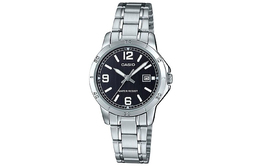 Casio Женские часы Standard Series Black Watch ltp-v004d-1b2udf