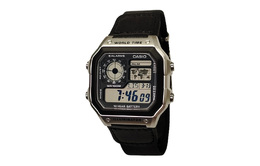 Casio Часы унисекс YOUTH Black Watch ae-1200wh-1c改装-钢方块护腕蓝
