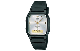 Casio Мужские молодежные белые часы aw-48he-7a