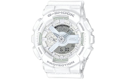 Casio Женские белые часы gma-s110cm-7a1