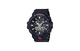 Casio Мужские часы с двойным жидкокристаллическим/аналоговым дисплеем, 53,4 мм, черные, ga-700-1apru