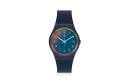 Swatch Часы унисекс 34 мм синие gn274