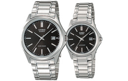 Casio Часы унисекс парные Table Series Black Watch mtp-1183a-1a&ltp-1183a-1a