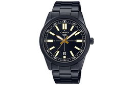 Casio Мужские стандартные черные часы mtp-vd02b-1e