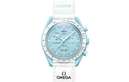 Swatch Часы унисекс 42 мм синие so33l100