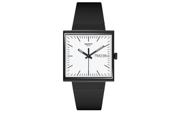 Swatch Белые часы унисекс so34b700