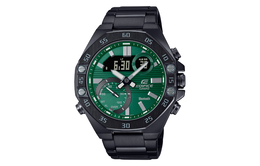 Casio Мужские зеленые часы EDIFICE ecb-10ydc-3apr