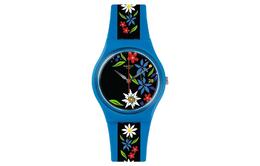 Swatch Часы унисекс 34 мм черные gn412