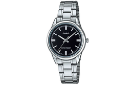 Casio Женские часы Standard Series 34 мм, черные ltp-v005d-1a