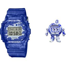 Casio Мужские синие часы серии G-SQUAD dw-5600bwp-2pfq