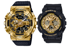 Casio Часы унисекс парные Table Series Black Watch gm-110g-1a9+ba-130-1a3er
