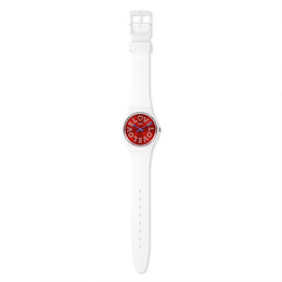 Swatch Часы унисекс 34 мм красные so28w109