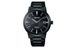 Seiko Часы Presage Series с механическим механизмом, ремешком из нержавеющей стали, мужские, зеленый циферблат, srpj15j1