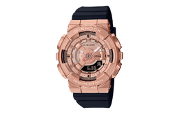 Casio Женские часы Full Metal Series, розовые, gm-s110pg-1apr