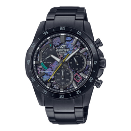 Casio Коллекция EDIFICE, кварцевый механизм, металлический ремешок, мужские часы, черный циферблат efs-s580cp-1avuprc