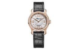 Женские часы Chopard HAPPY SPORT с автоматическим механизмом, серебристый циферблат, 30 мм 274893-5012