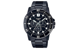 Casio Часы унисекс Standard Series 49 мм черного цвета mtp-vd300b-1edr