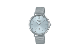 Casio Коллекция SHEEN. Кварцевый механизм. Ремешок из нержавеющей стали. Японские/корейские женские часы. Синий циферблат she-4539