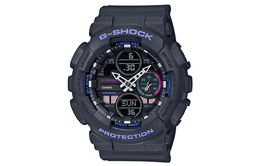 Casio Женские черные часы gma-s140-8apr