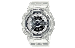 Casio Мужские белые часы с жидкокристаллическим/аналоговым дисплеем ga-114rx-7ajr
