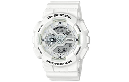Casio Часы унисекс 55 мм белые GA110MW7ADR ga-110mw-7adr