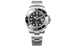 Rolex Мужские часы Sea Dweller с автоматическим механизмом, 43 мм, черный циферблат, корпус из стали Oystersteel, ремешок из стали Oystersteel m126600-0002